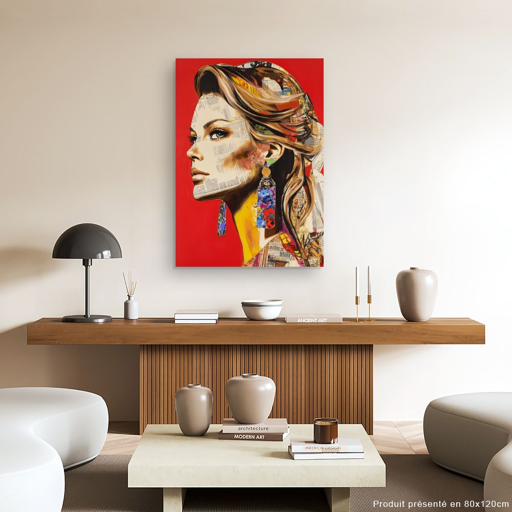 Toile "Portrait moderne"