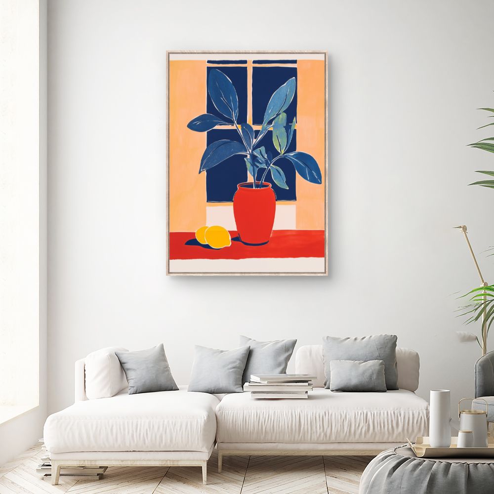 Toile "Plante en pot"