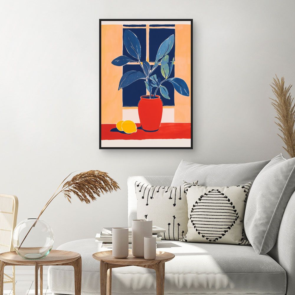 Toile "Plante en pot"