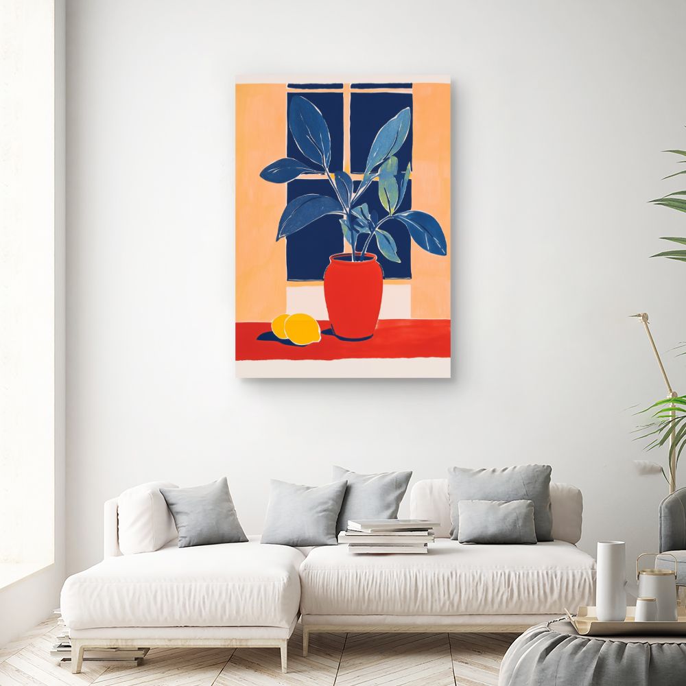 Toile "Plante en pot"
