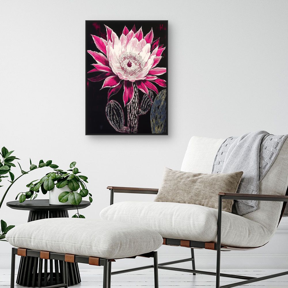 Toile "Cactus éclatant"