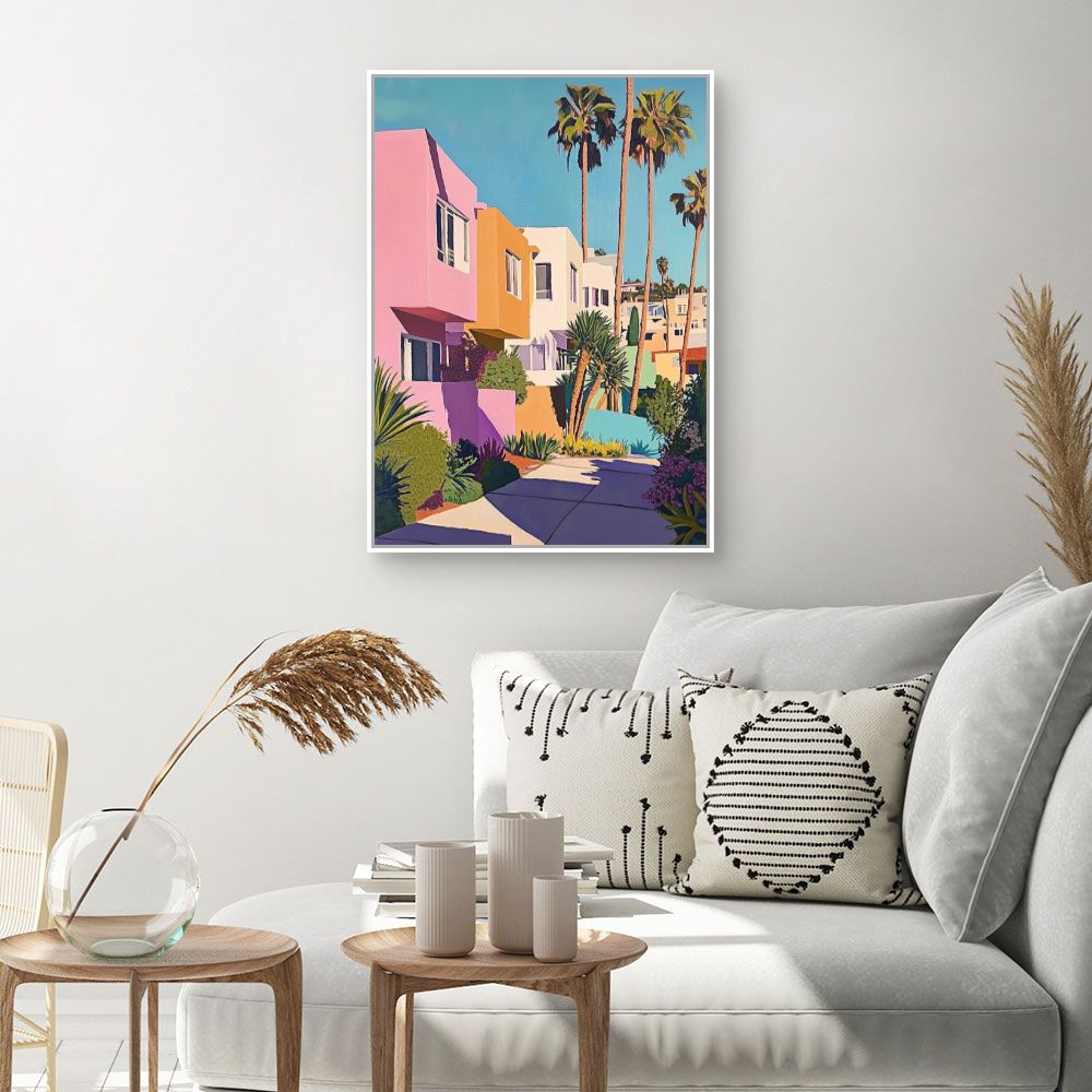 Toile "Ruelle ensoleillée"
