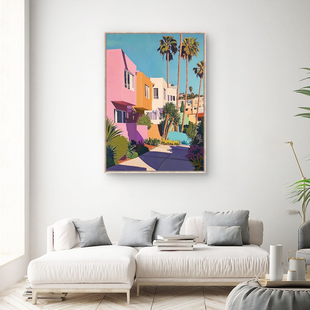 Toile "Ruelle ensoleillée"