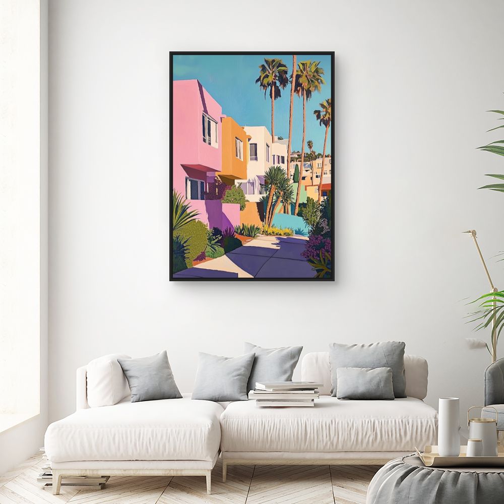Toile "Ruelle ensoleillée"