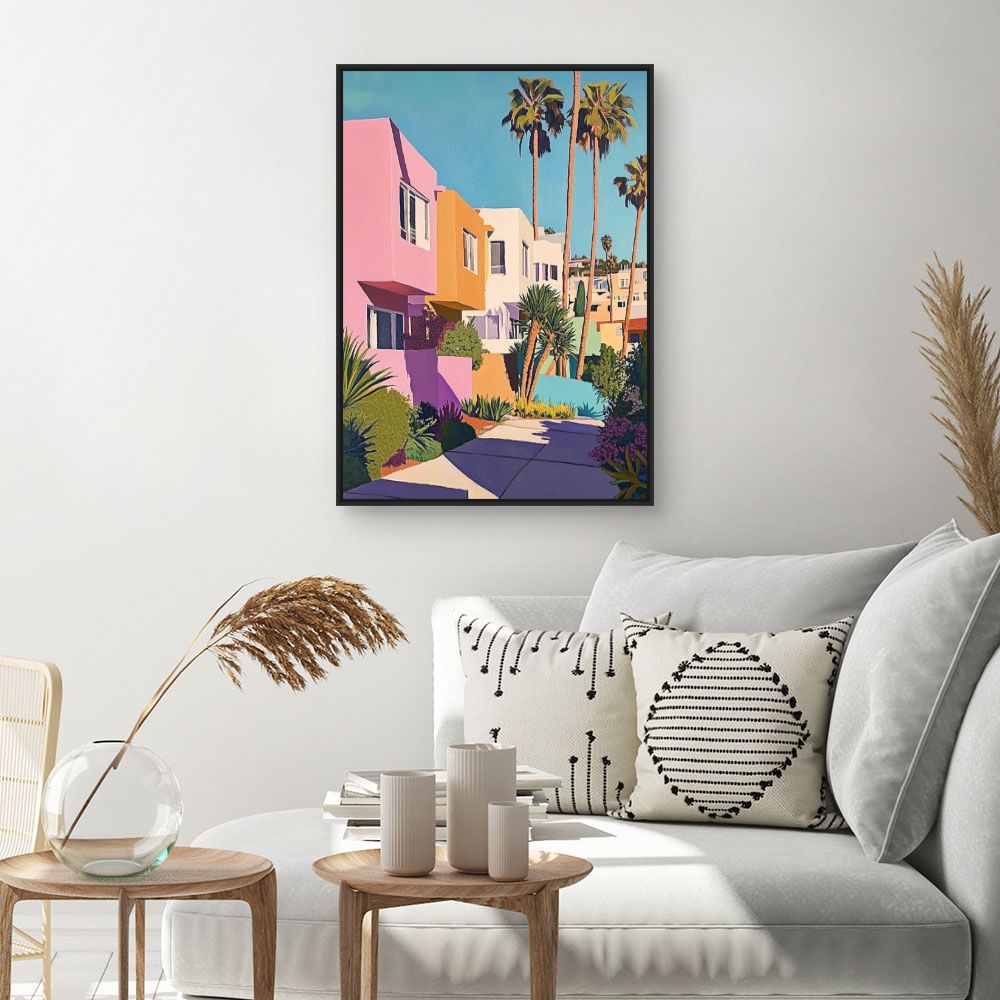 Toile "Ruelle ensoleillée"