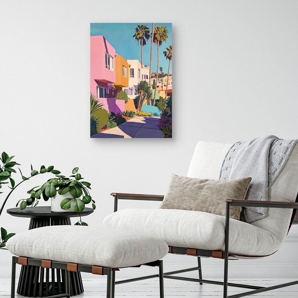 Toile "Ruelle ensoleillée"
