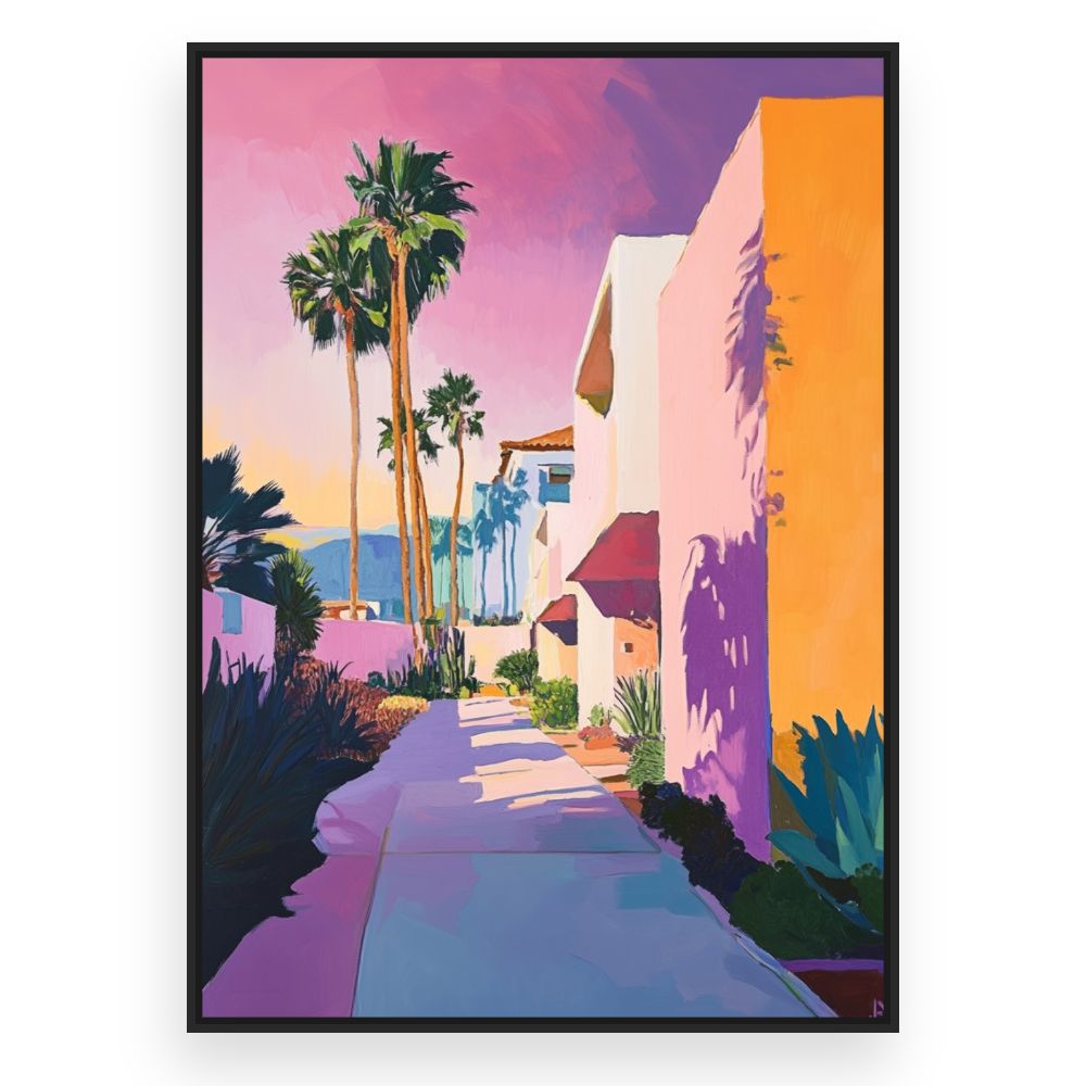 Toile Évasion tropicale – toile cadre noir (slide 3)