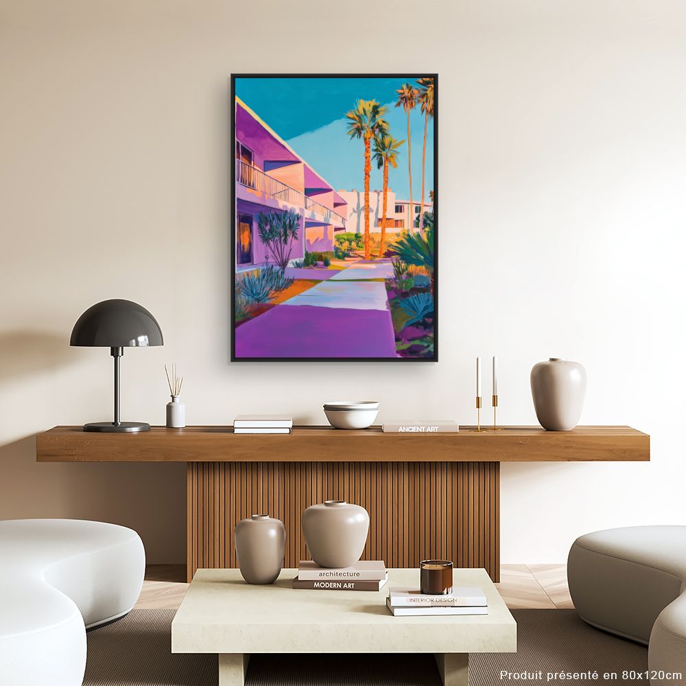 Toile "Paradisiaque moderne"