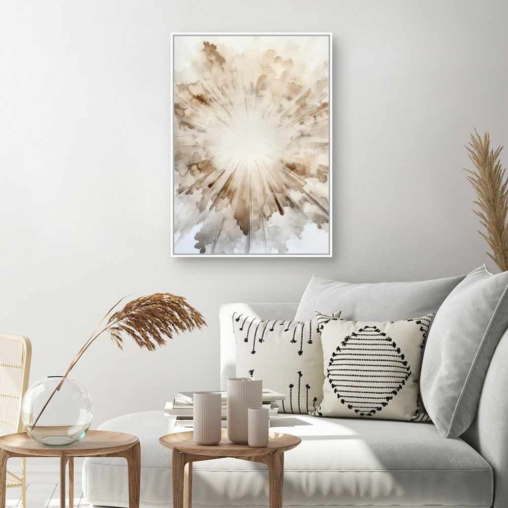 Toile "Explosion artistique"