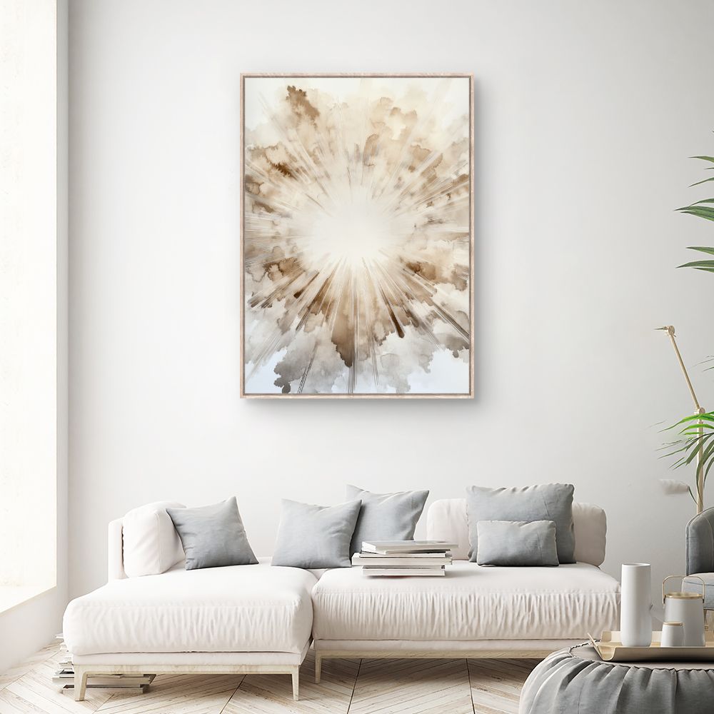 Toile "Explosion artistique"