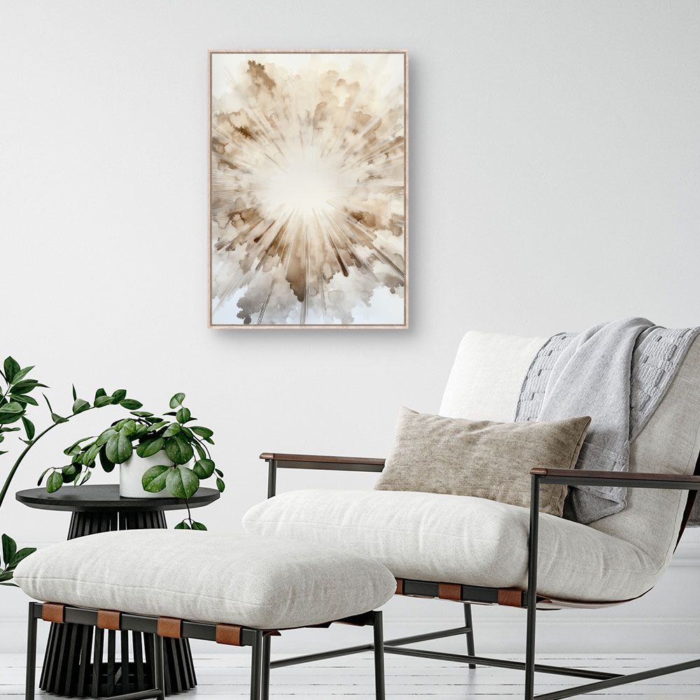 Toile "Explosion artistique"