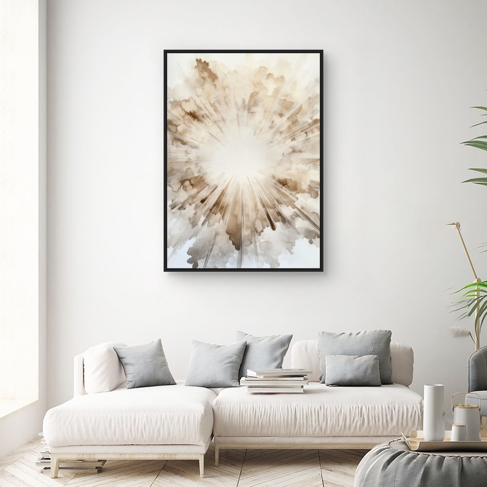 Toile "Explosion artistique"
