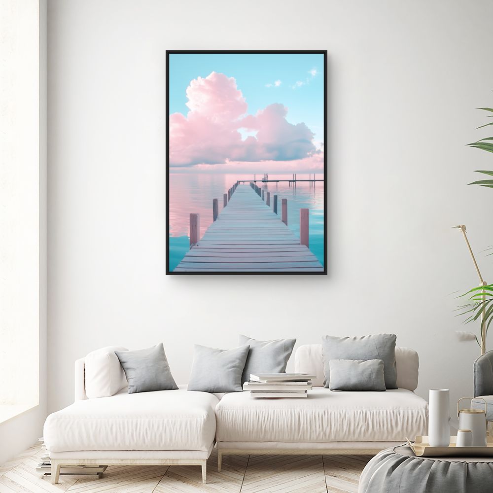 Toile "Ponton rêveur"