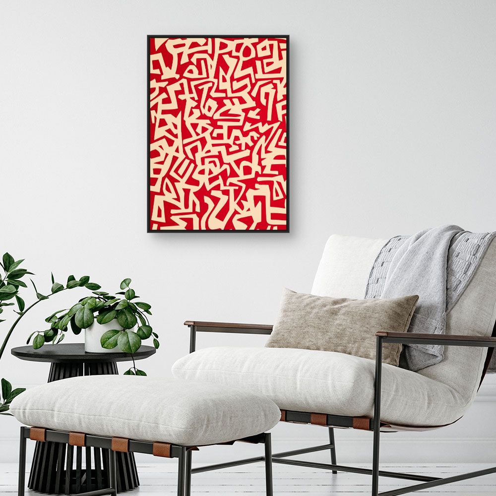 Toile "Lignes abstraites"