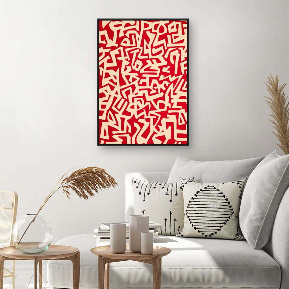 Toile "Lignes abstraites"