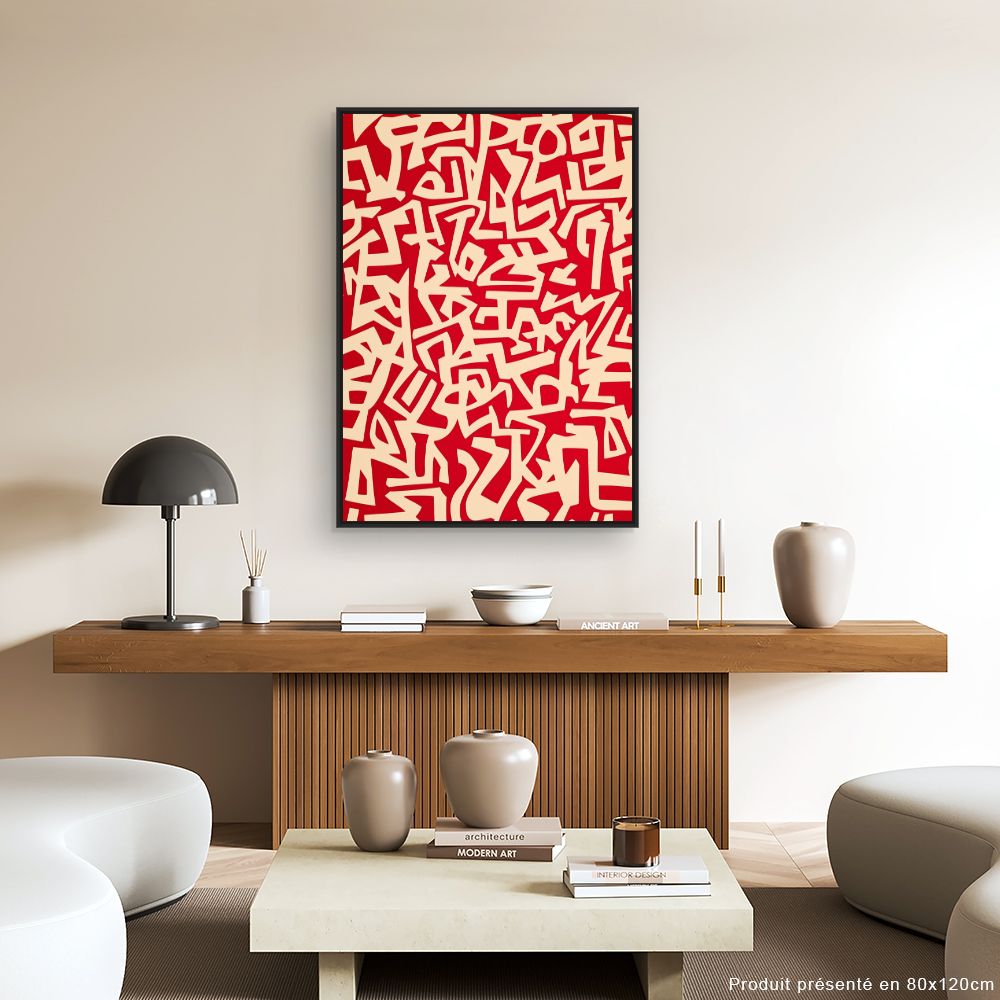 Toile "Lignes abstraites"