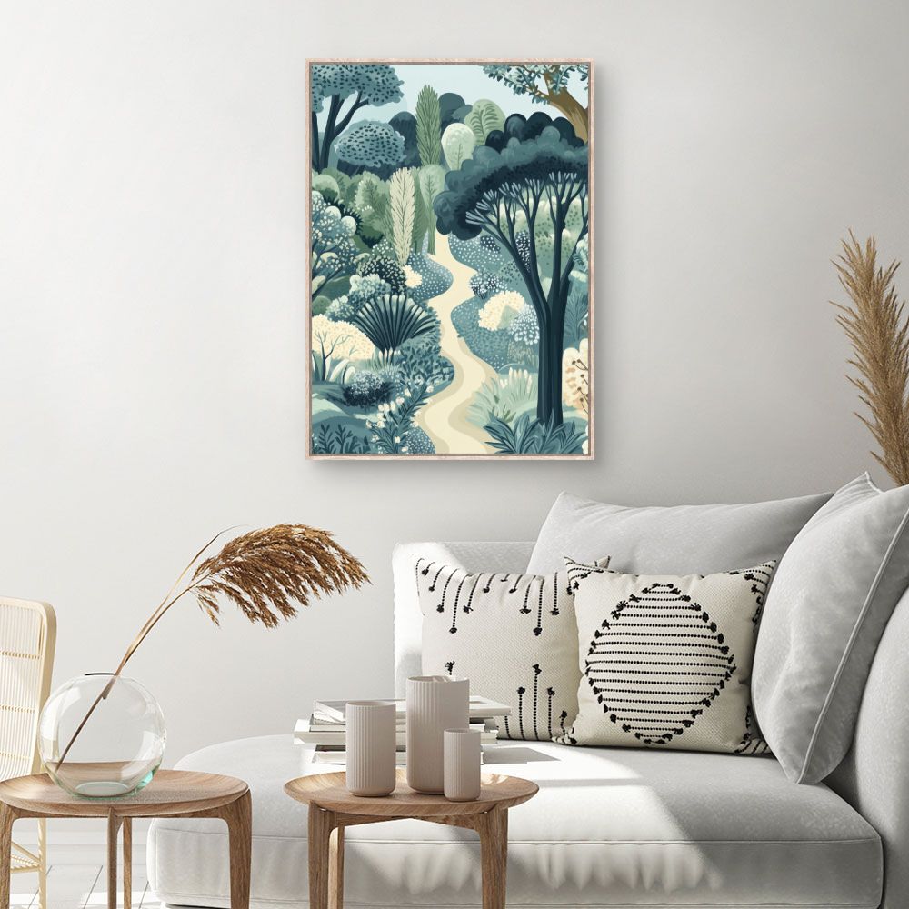 Toile Forêt enchantée – toile cadre naturel (slide 1, 60×90)