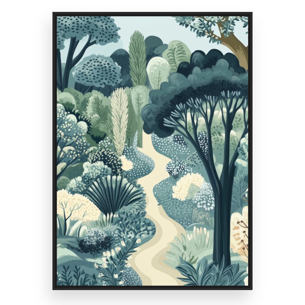 Toile Forêt enchantée – toile cadre noir (slide 3)