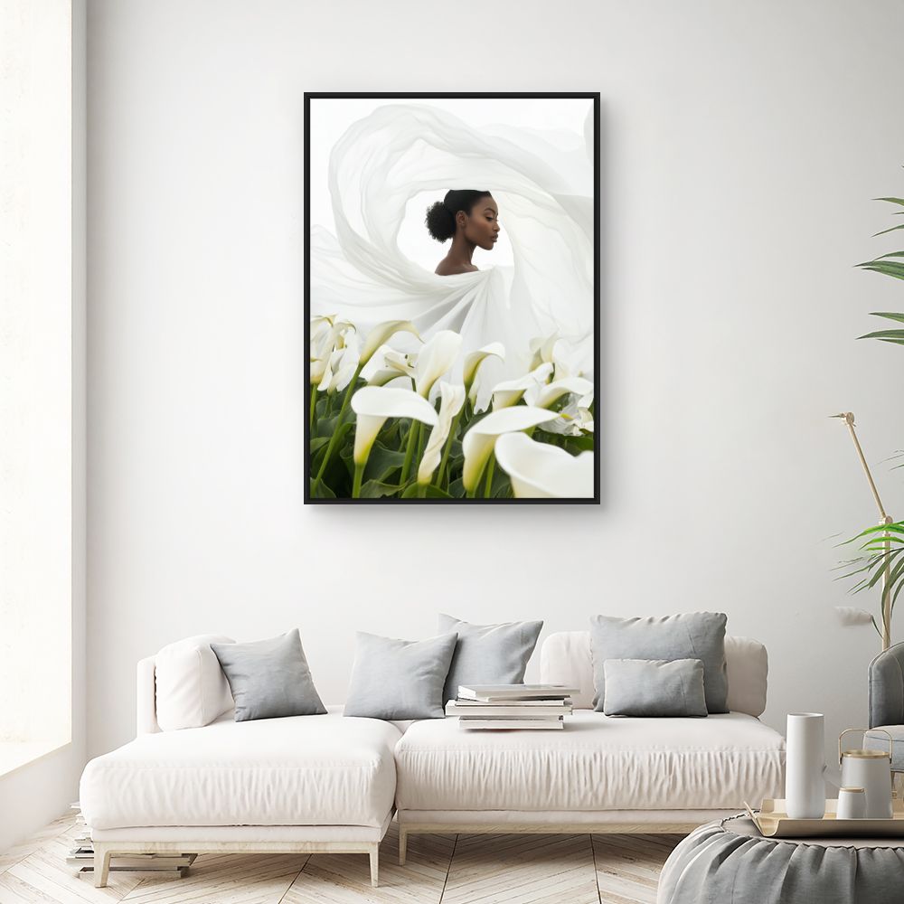 Toile "Élégance florale"