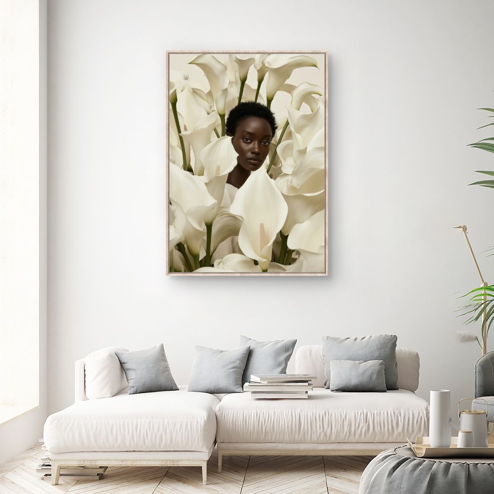 Toile "Élégance florale"