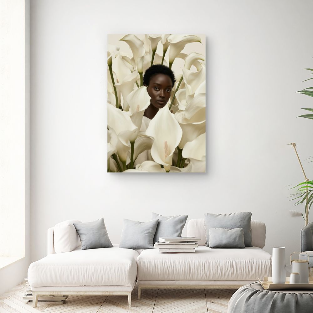 Toile "Élégance florale"
