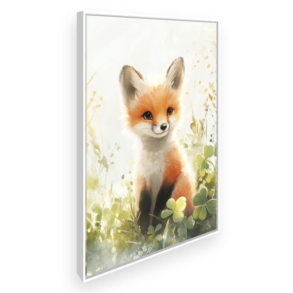 Tableau imprimé pour enfants 'Renard adorable'
