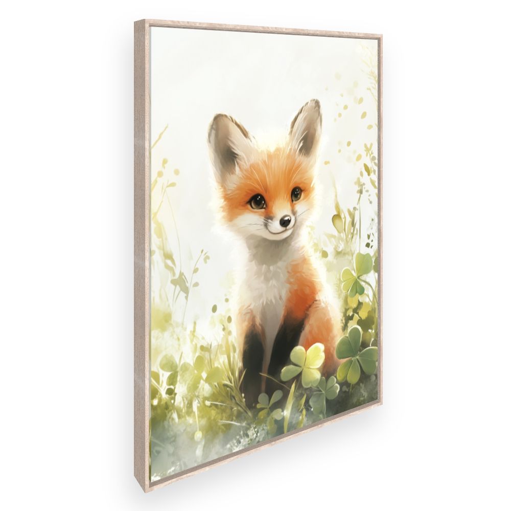 Tableau imprimé pour enfants 'Renard adorable'