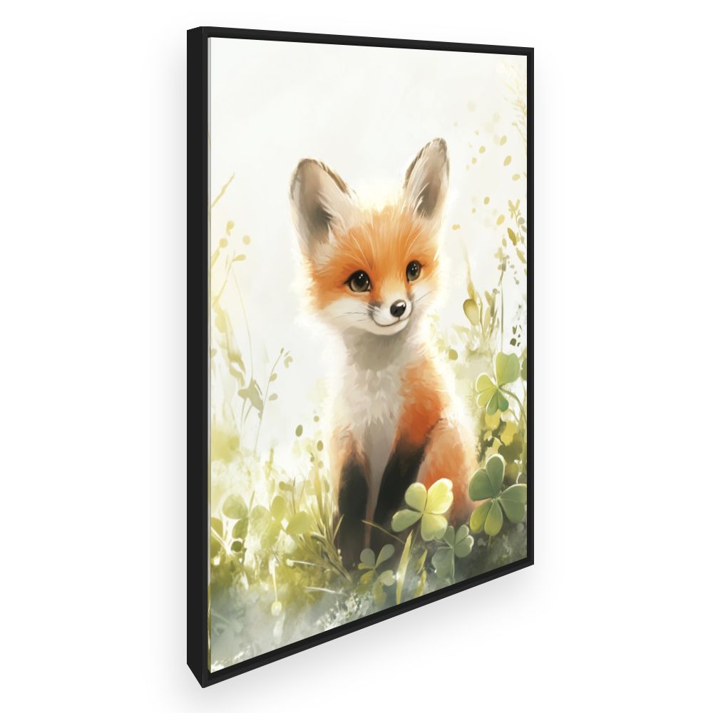 Tableau imprimé pour enfants 'Renard adorable'
