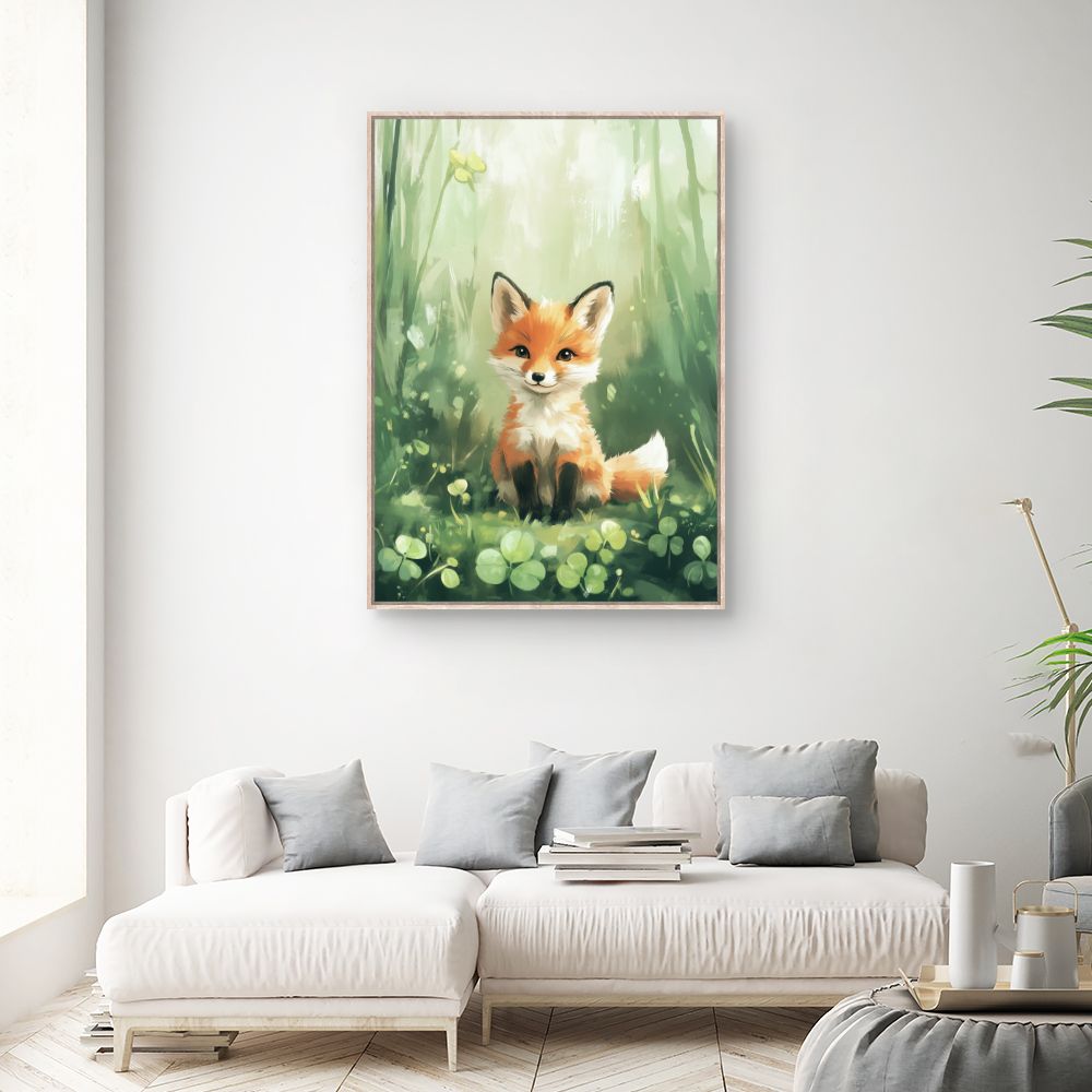 Tableau 'Renard adorable'