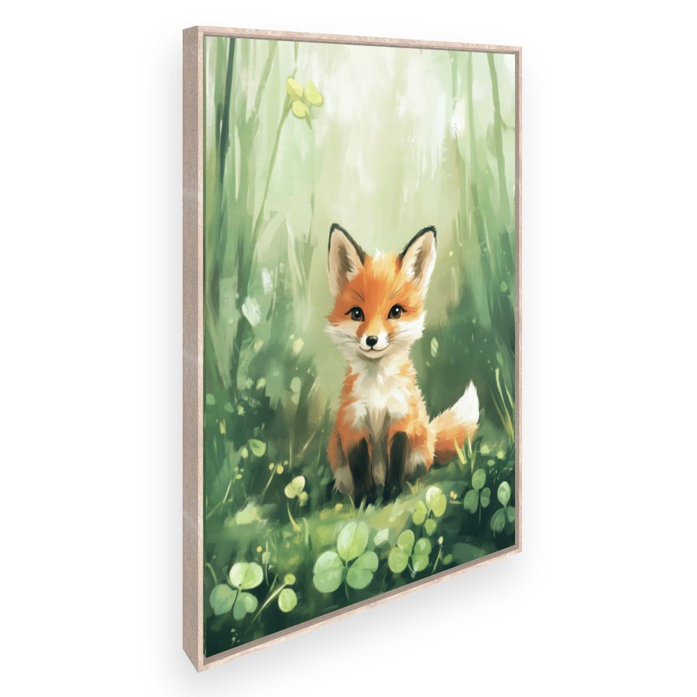 Tableau imprimé pour enfants 'Renard adorable'