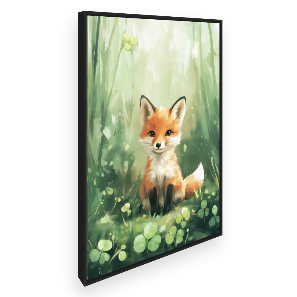 Tableau imprimé pour enfants 'Renard adorable'