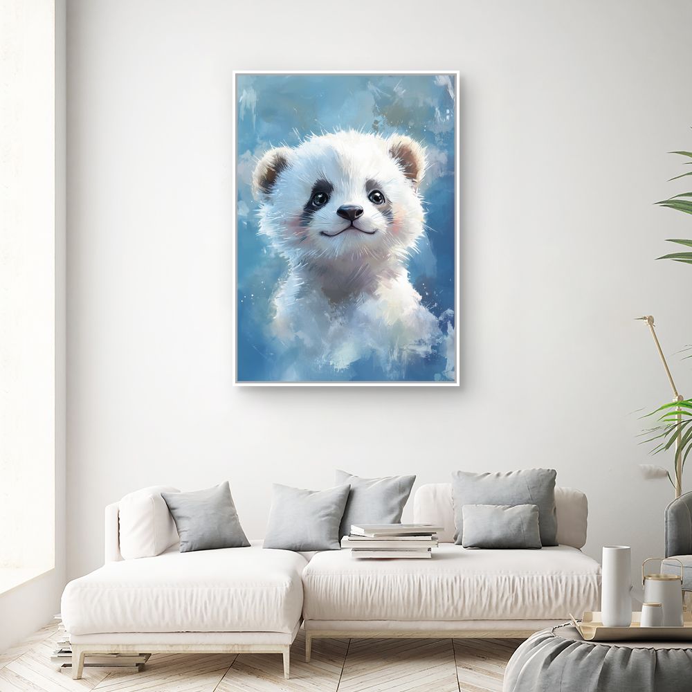 Tableau imprimé pour enfants 'Panda adorable'