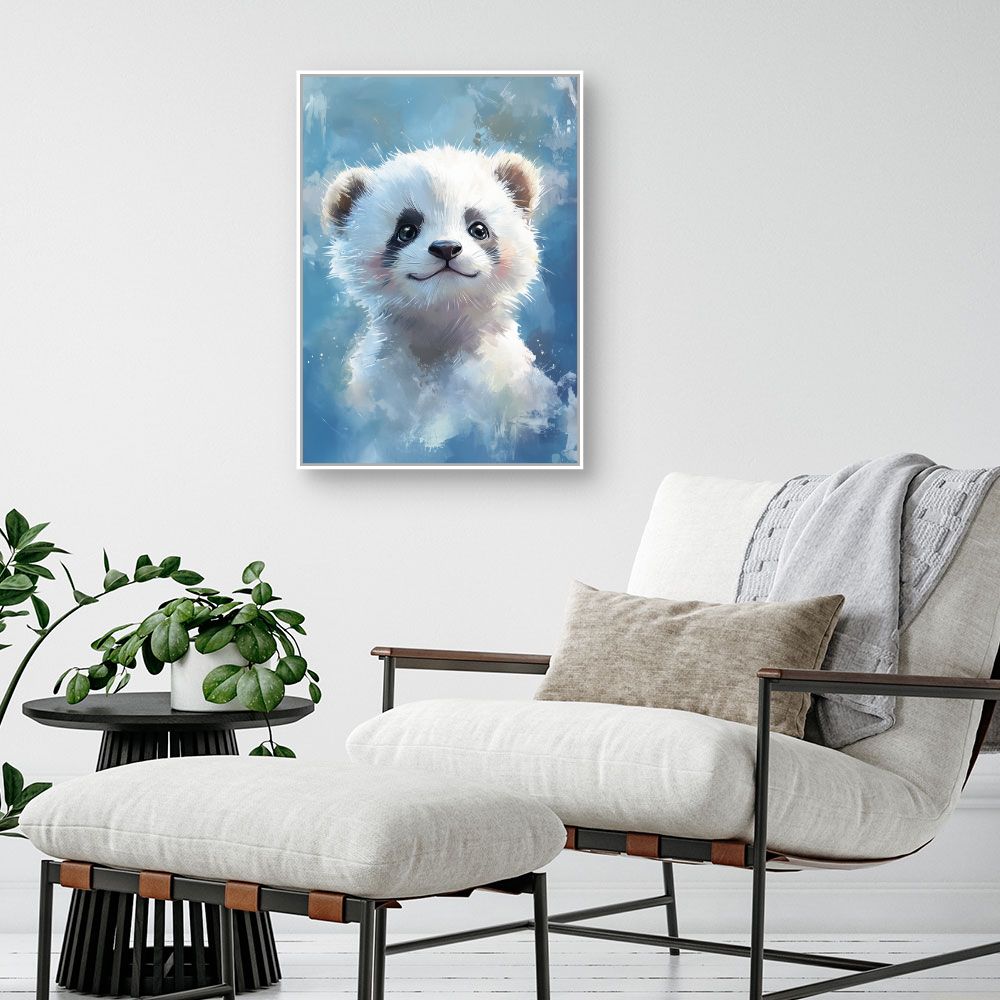 Tableau imprimé pour enfants 'Panda adorable'