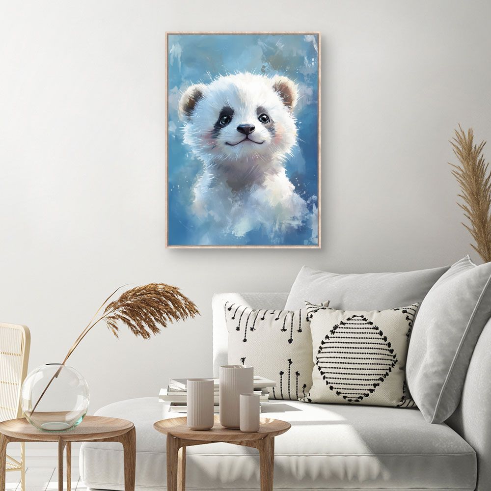 Tableau imprimé pour enfants 'Panda adorable'