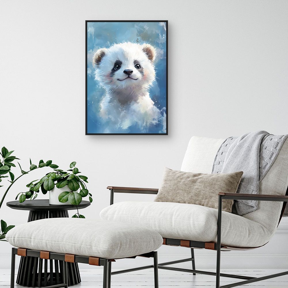 Tableau imprimé pour enfants 'Panda adorable'