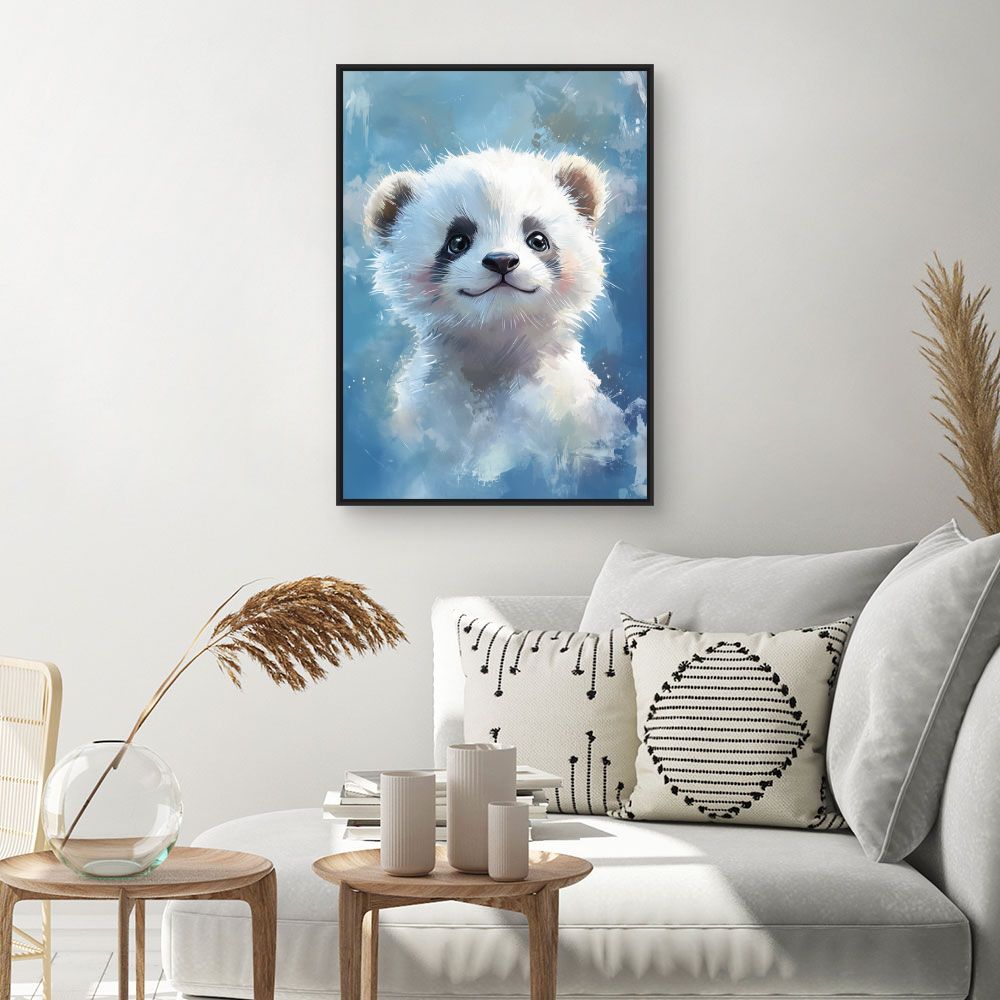 Tableau imprimé pour enfants 'Panda adorable'