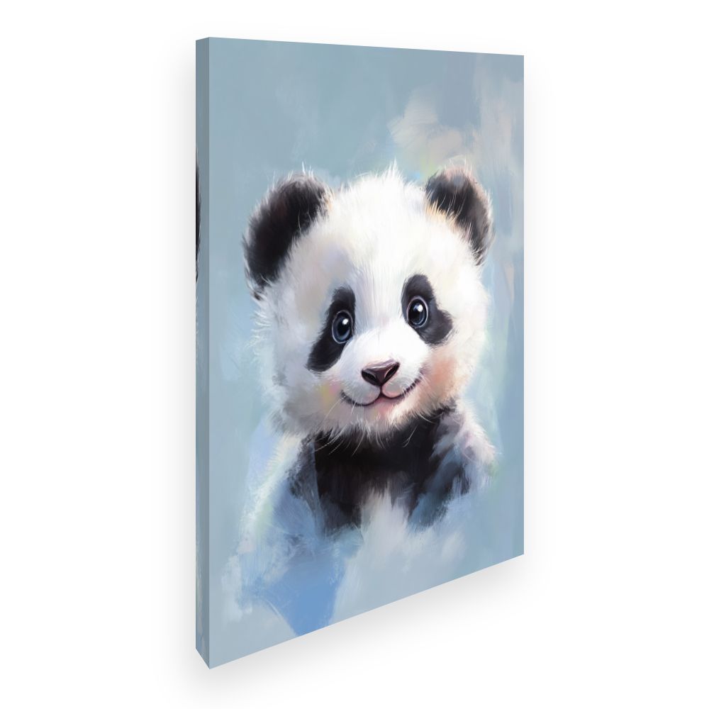 Tableau imprimé pour enfants 'Adorable bébé panda'