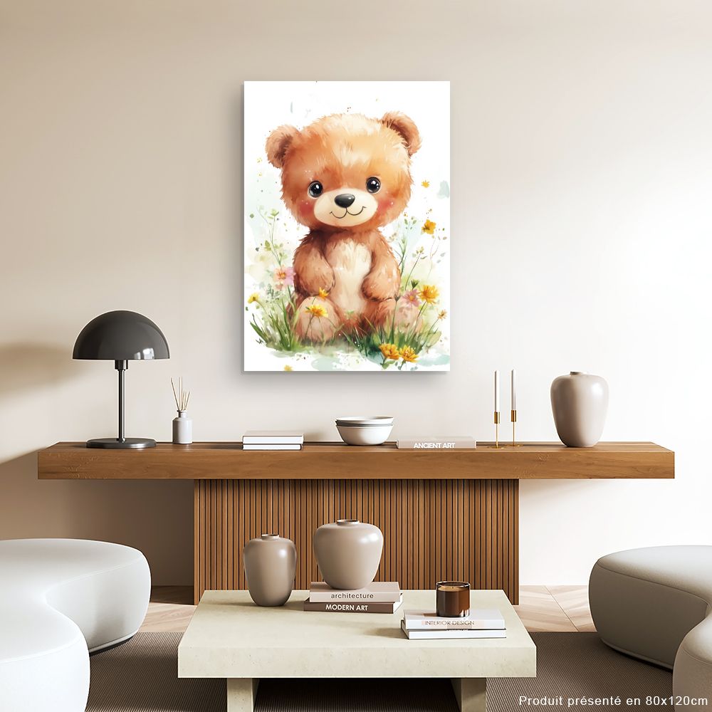 Tableau 'Ourson adorable'