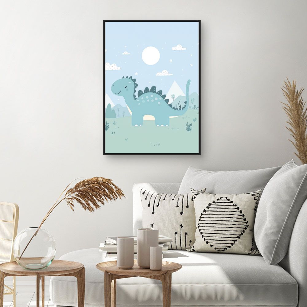 Tableau 'Dino sourire'