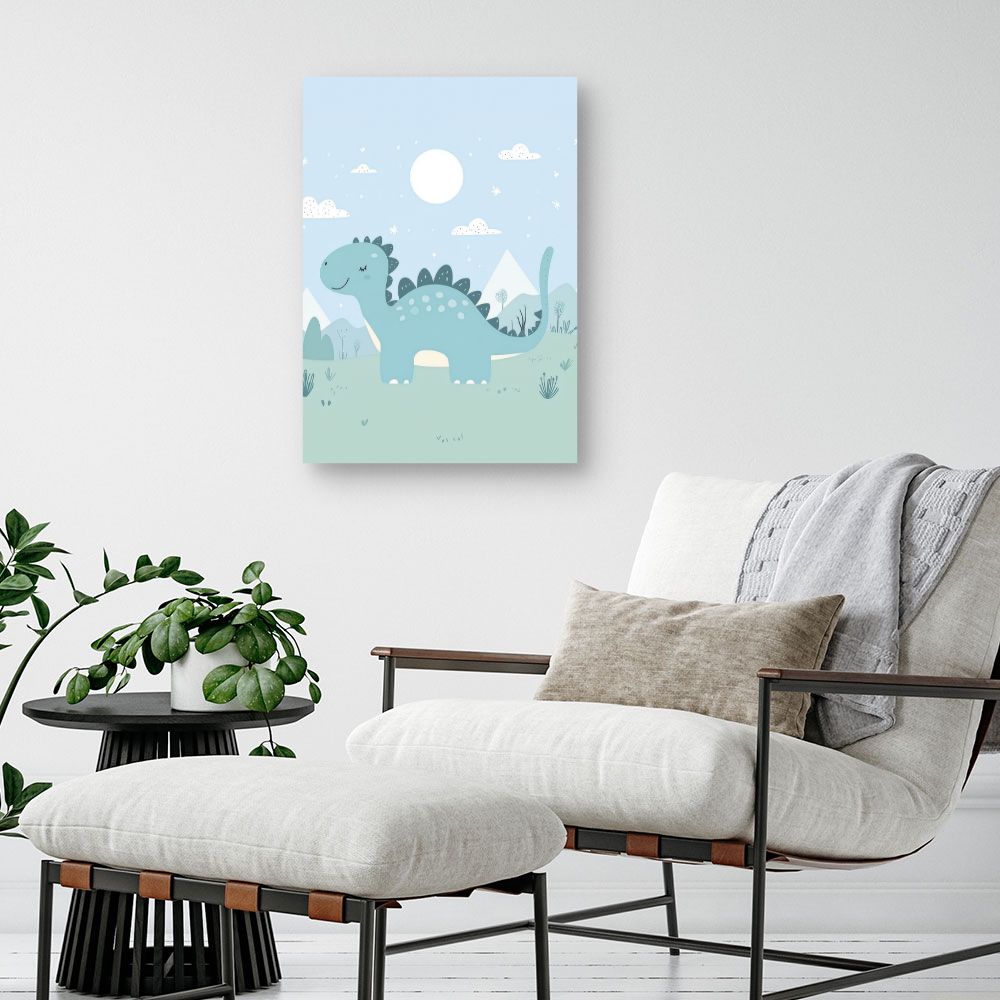 Tableau 'Dino sourire'