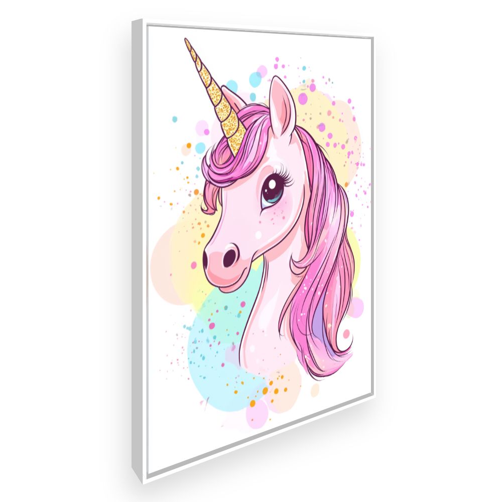 Tableau imprimé pour enfants 'Licorne magique'