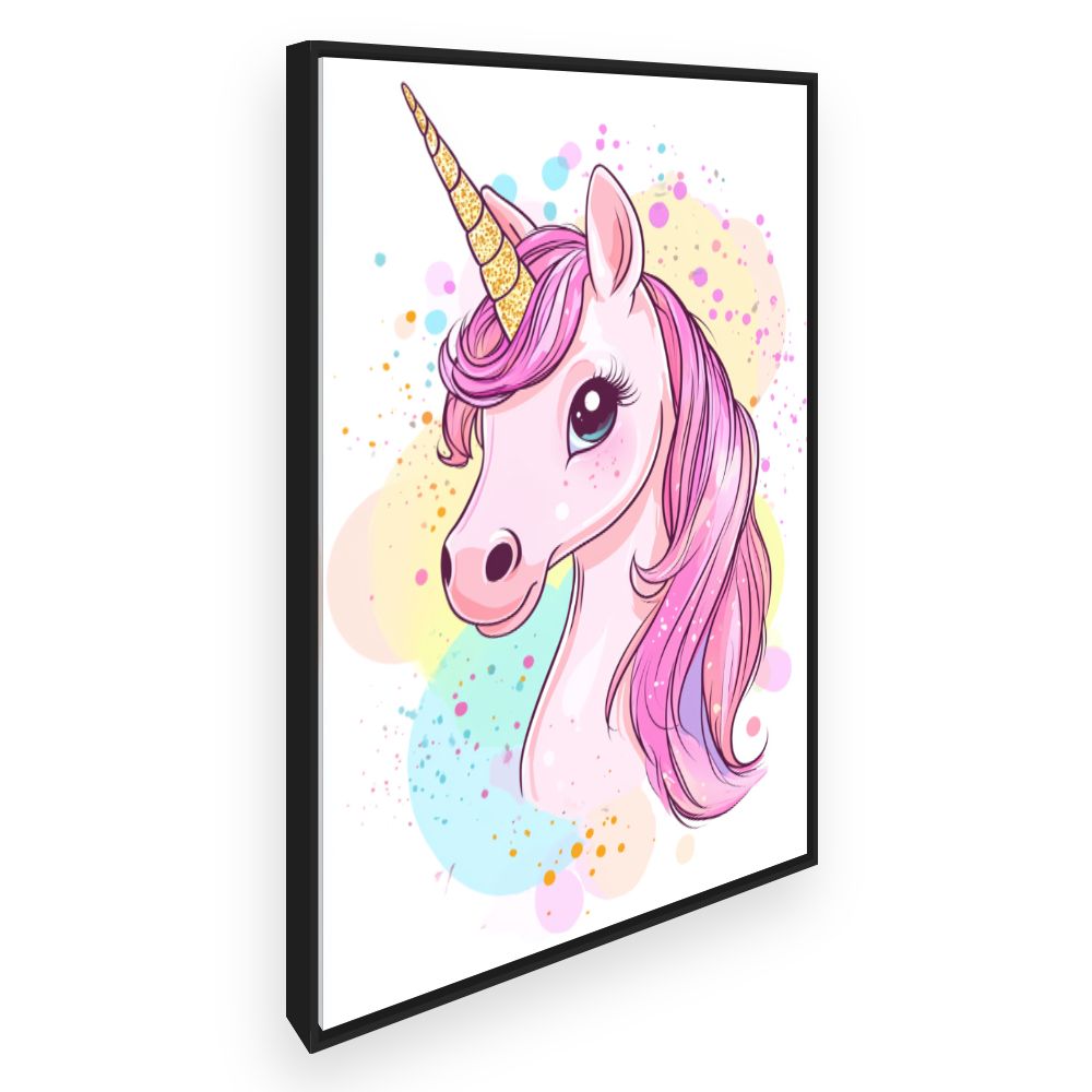 Tableau imprimé pour enfants 'Licorne magique'