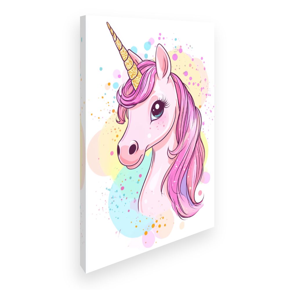 Tableau imprimé pour enfants 'Licorne magique'