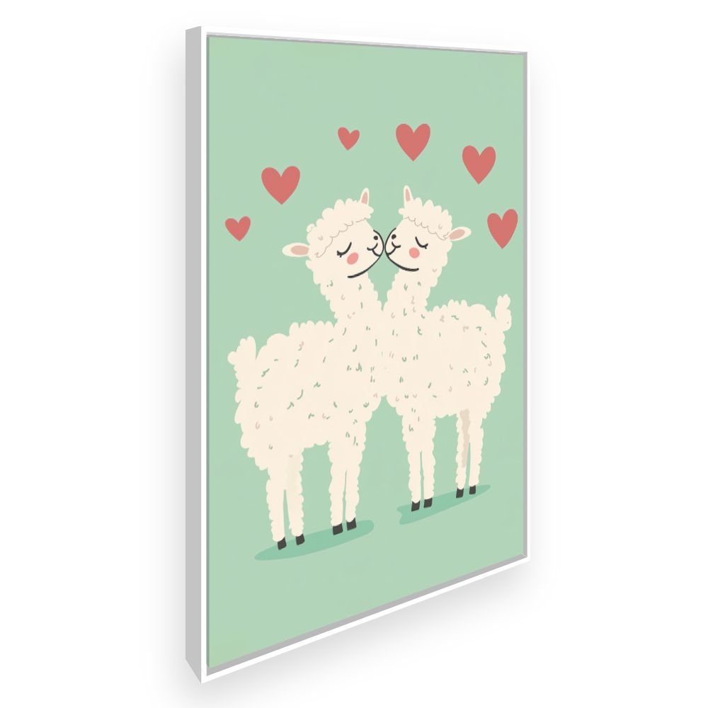 Tableau imprimé pour enfants 'Amour tendre'