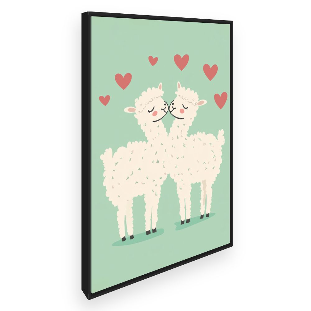 Tableau imprimé pour enfants 'Amour tendre'