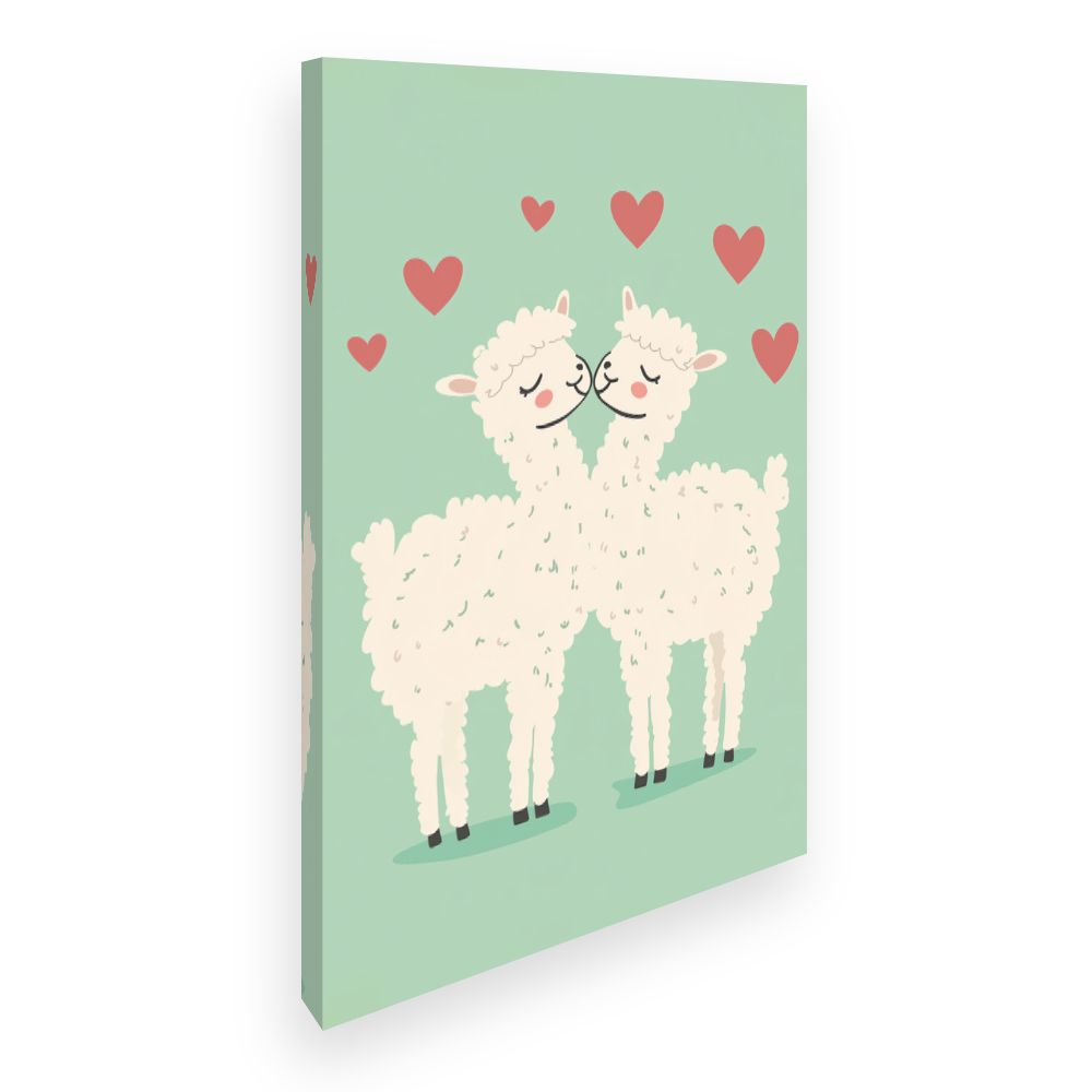 Tableau imprimé pour enfants 'Amour tendre'