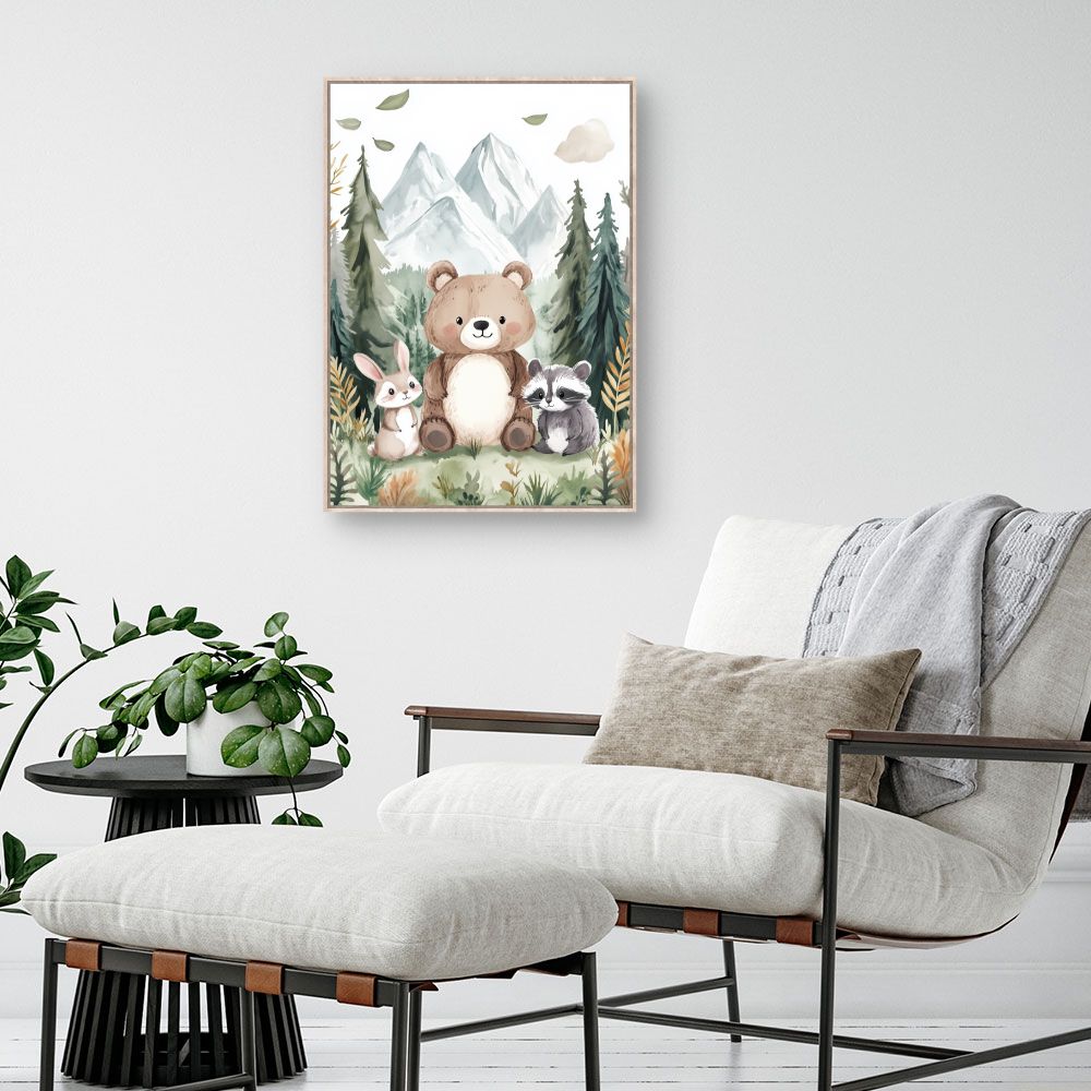 Tableau 'Amis de la forêt'