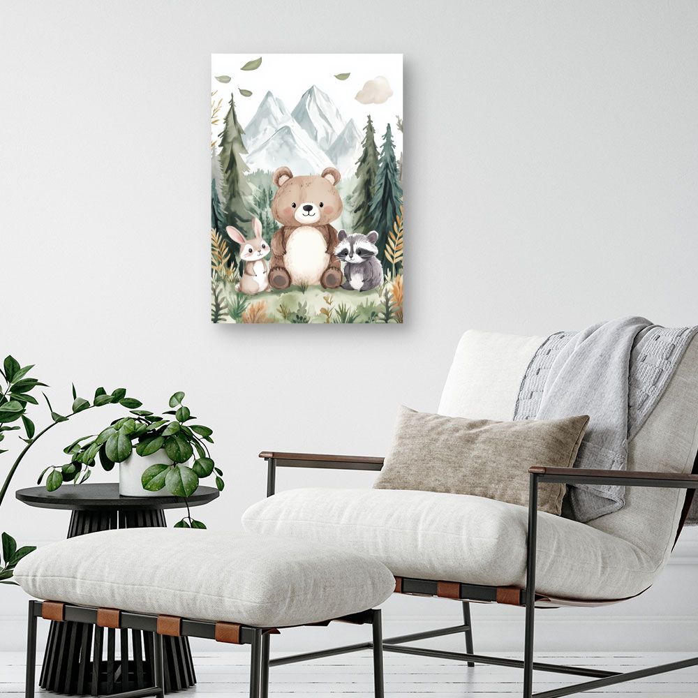 Tableau 'Amis de la forêt'