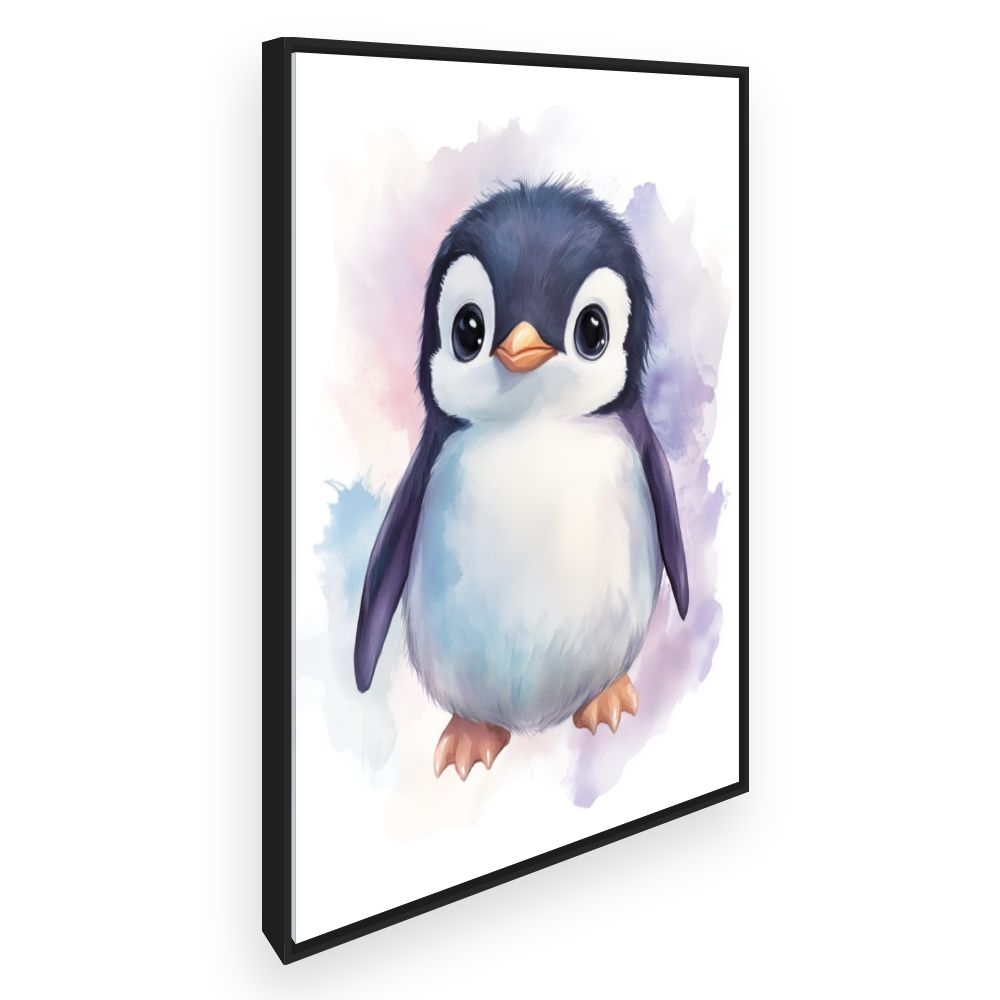 Tableau imprimé pour enfants 'Adorable petit pingouin'