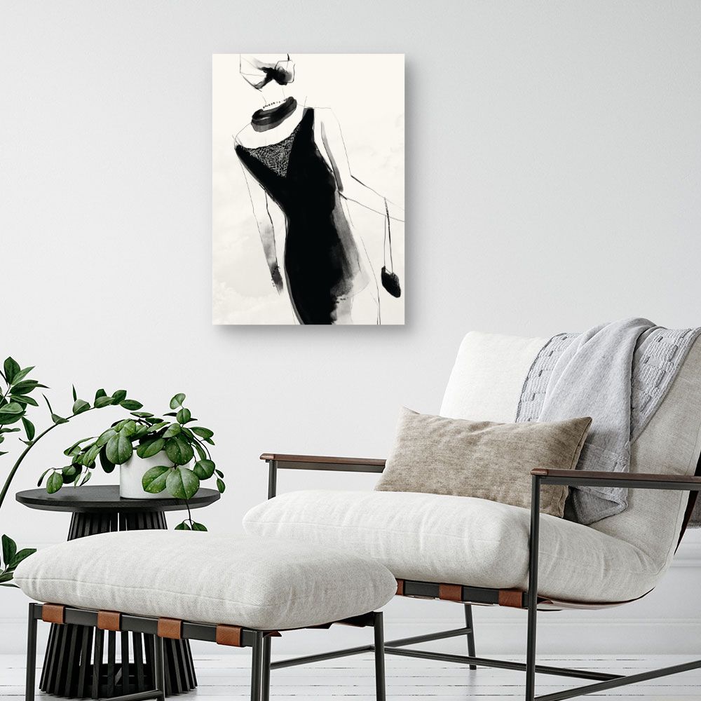 Toile "Portrait éclatant"
